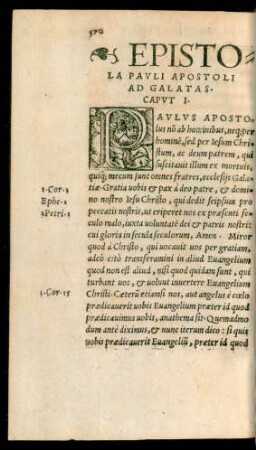 Epistola Pauli Apostoli Ad Galatas.