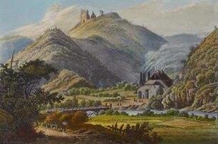 Burg Arras und die Eisenhütte bei Alf