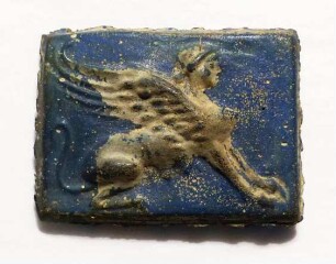 Zierplatte mit Darstellung einer Sphinx