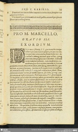 Pro M. Marcello. Oratio XLI.