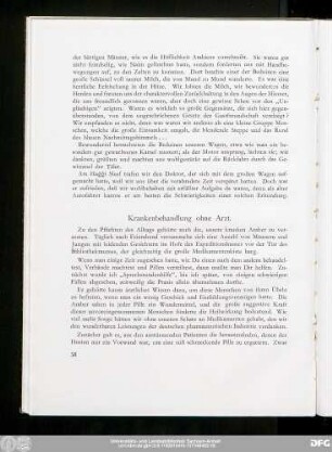 Krankenbehandlung ohne Arzt.