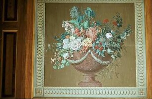 Supraporte mit einer Blumenvase