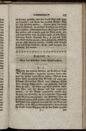 Kapitel 2. Von den Ursachen dieser Viehkrankheit