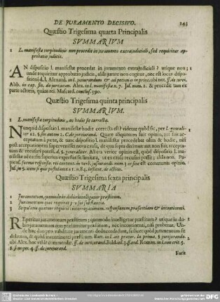 Quaestio Trigesima quarta Principalis