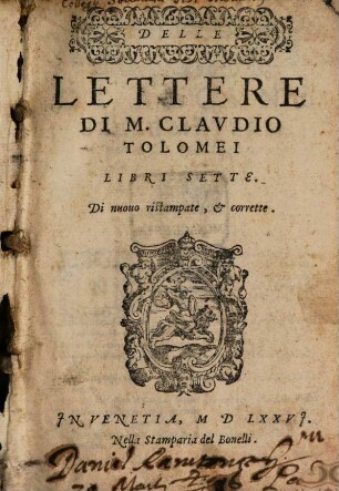 Sette libri delle lettere