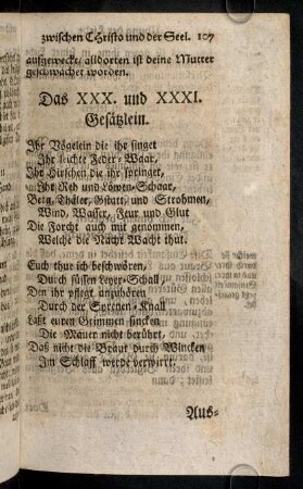 107-116, Das XXX. - XXXII. Gesaetzlein