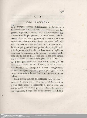 §. II. Del Disegno.