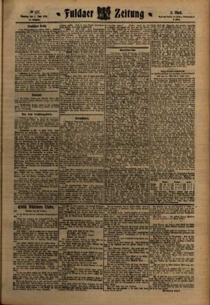 Zweite Ausgabe vom Dienstag, den 07. Juni 1910.