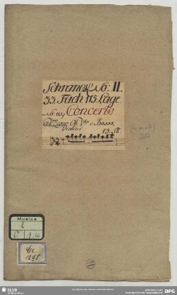 Concertos - Mus.2-O-1,66 : vl, orch - D; PasT A.2.3.6