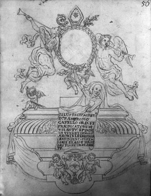 Epitaph des Antwerpener Bischofs Marius Ambrosius Capello