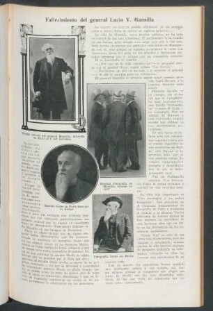 Fallecimiento del general Lucio V. Mansilla