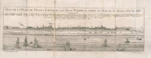 Vista de la plaza de Manila capital de las Yslas Philipinas desde el Mar de la Bahia ano de 1818 ...