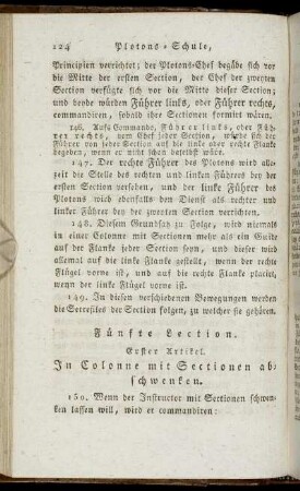 Fünfte Lection.