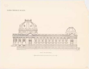 Kaiser-Friedrich-Museum auf der Museumsinsel, Berlin: Ansicht Am Kupfergraben 1:150