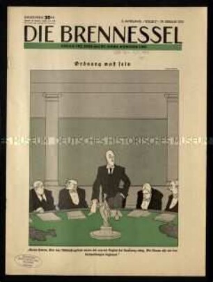 NS-Wochenzeitschrift Die Brennessel, 5. Jahrgang 1935 Nr. 7