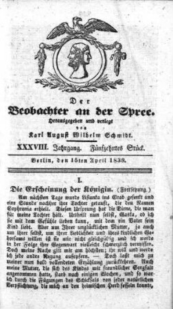 15. Stueck, 15. April 1839