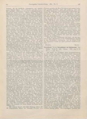 146-147 [Rezension] Engelbach, Georg, Saronsblumen und Heckenrosen. Gedichte