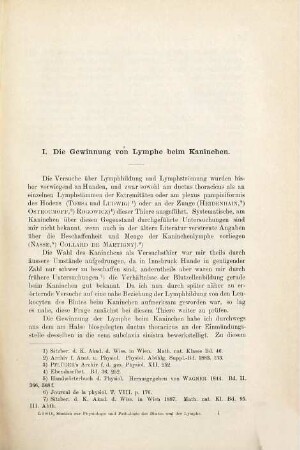 Studien zur Physiologie und Pathologie des Blutes und der Lymphe : Mit 2 lithographischen Tafeln