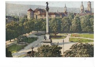Schlossplatz mit dem Alten Schloss in Stuttgart
