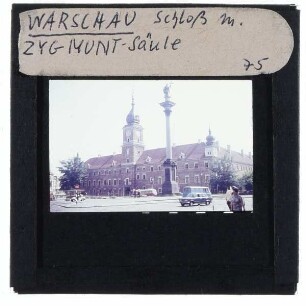 Warschau, Königsschloss,Warschau, Schlossplatz, Sigismundssäule