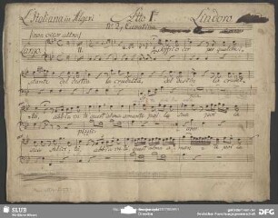 L' Italiana in Algeri. Excerpts - Mus.4804-F-573