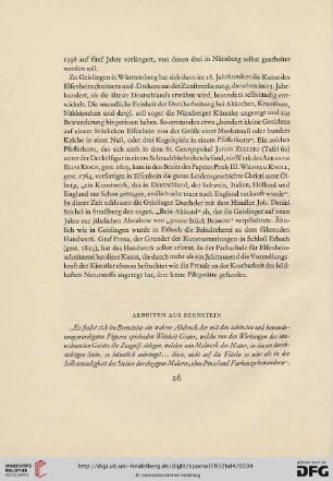Arbeiten aus Bernstein