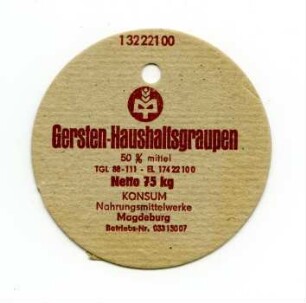 KONSUM Nahrungsmittelwerke Magdeburg
