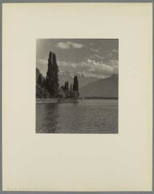 Genfer See bei Montreux mit den Dent-du-Midi