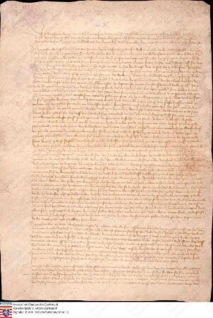 Spruch des Ritters Emicho v. Bürresheim (Burntz-) und des Konrad Kolbe von Boppard, Schiedsleuten des Grafen Johann v. Katzenelnbogen, in den Stre...