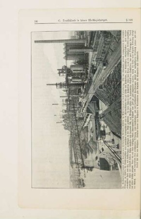 Hochofenanlagen mit Hafen der Friedrich-Alfred-Hütte in Rheinhausen bei Duisburg