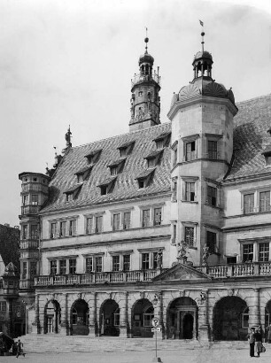 Rothenburg ob der Tauber. Rathaus (um 1377 und 1555-1558)
