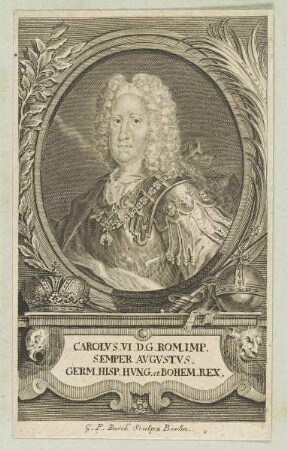 Bildnis des Carolvs VI. Rom. Imp.