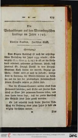 Vierten Bandes, Zwoelftes Stuek.