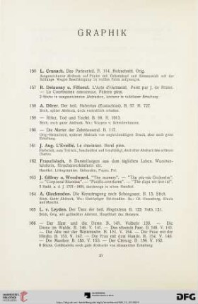 Graphik (Nr. 156-170)