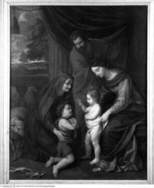 Die Heilige Familie mit Johannes dem Täufer und Elisabeth