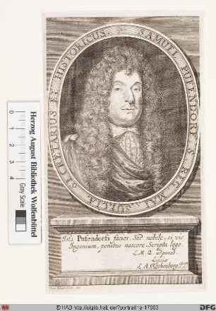 Bildnis Samuel Pufendorf (1694 Frhr. von)