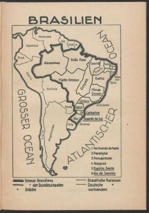 Brasilien - [Karte]