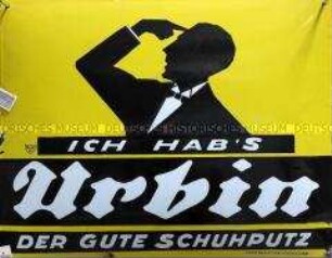 Werbeschild "Urbin"