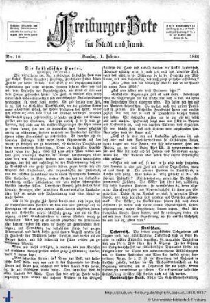 Nr. 10-18, Februar 1868