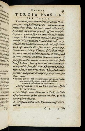 41-95, Tertia Pars Libri Primi