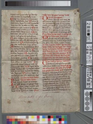 Lateinische Psalmen mit deutschen Anweisungen - BSB Cgm 5250(5 f