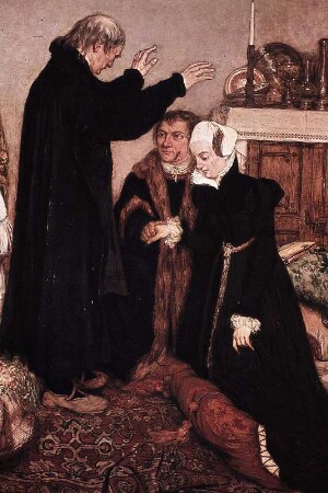 Trauung Martin Luthers mit Katharina von Bora