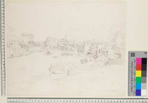 Rom, Blick vom Tiber auf den Aventin