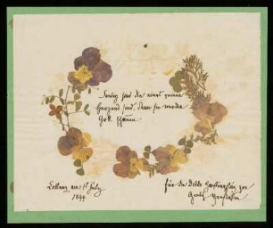Brief von Margarethe Verflassen an Dorothea Hassenpflug, 01.07.1844 [oder 17.07.1844]