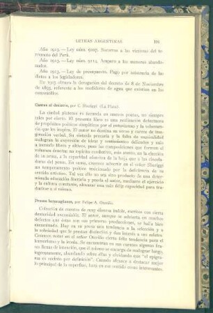 Prosas heterogéneas, por Felipe A. Oteriño