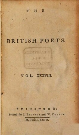 The Poetical Works Of James Thomson, 1