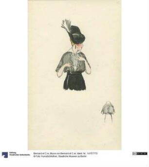 Bluse von Bernard et C.ie