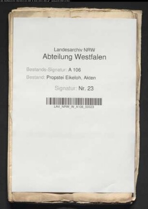Stift Cappel ./. v. Hörde zu Schwarzenraben und Störmede wegen eines Kapitals von 50 Rtlr.