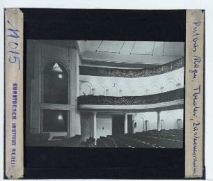 Putbus, Theater : Innenansicht, Zuschauerraum