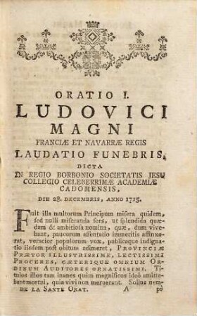 Aegid. Ann. Xaverii De La Sante E Societate Jesu Sacerdotis Orationes